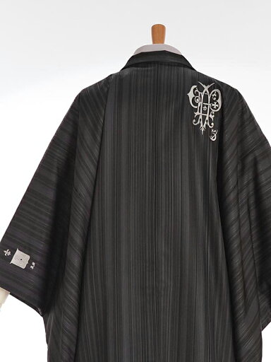 【レンタル】男性袴レンタル 紋付き袴 JAPANSTYLE ロング羽織チェーン付き 175~180cm 成人式 メンズ 袴 卒業袴 男性用袴 大人用 着物レンタル 男性和装 貸衣装 J003