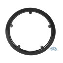 X AUTOHAUX バイククランクセットチェーンホイールプロテクターカバー チェーンホイール保護カバー 52歯 10.6 cm 5穴 ブラック(2)