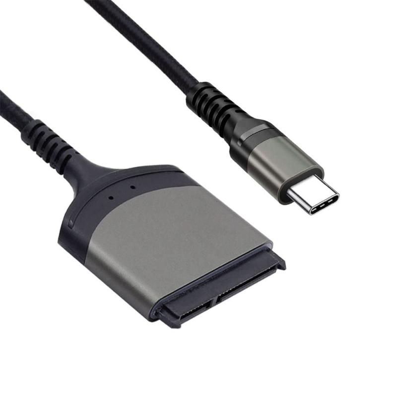 xiwai 5Gbps USB-C Type-C to SATA 22 ピン アダプター ケーブル 25cm 2.5 インチ ハードディスク ドライバー SSD ラップトップ用