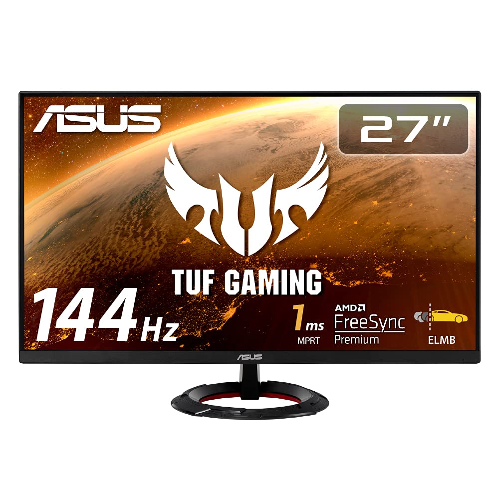ゲーミングモニター 27インチ フルHD 144Hz 1ms IPSパネル ノングレア HDMI DisplayPort搭載 ステレオスピーカー付き PCモニター 液晶ディスプレイ ゲーム用 パソコンモニター 高速応答 27型 画面 映像