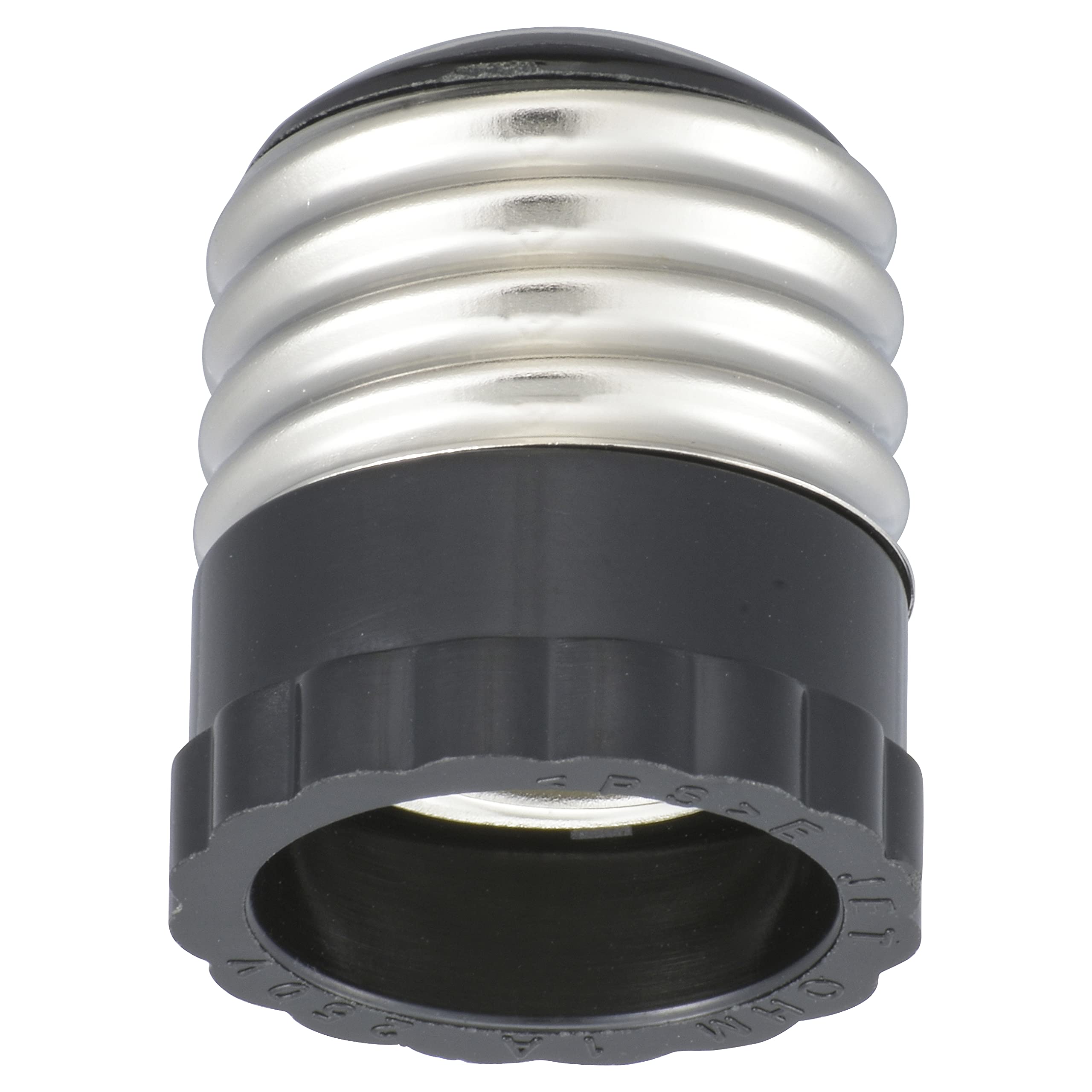 ・受金:E26 ・口金:E17 ・定格:1A-250V ・カラー:黒 ・対応電力:100W以下