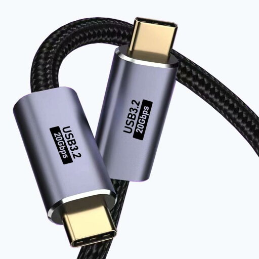USB-C & USB-C ケーブル Suptopwxm USB 3.2 Gen 2x2 (20Gbps) 高速データ転送データ転送・充電ケーブル 【8K 60Hz 映像出力 】【最大20V/5A/100W 高速充電】 【PD/QC充電対応】高耐 USB-C & USB-C ケーブル Suptopwxm USB 3.2 Gen 2x2 (20Gbps) 高速データ転送データ転送・充電ケーブル 【8K 60Hz 映像出力 】【最大20V/5A/100W 高速充電】 【PD/QC充電対応】高耐