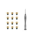 12 x M2x3トルクスT5ネジ+1ドライバーDell XPS 13 9343 9350 9360 |XPS 15 9550 9560 9570|Precision M5510 5520 5530 5540、Razer Blade、HP Envy 13