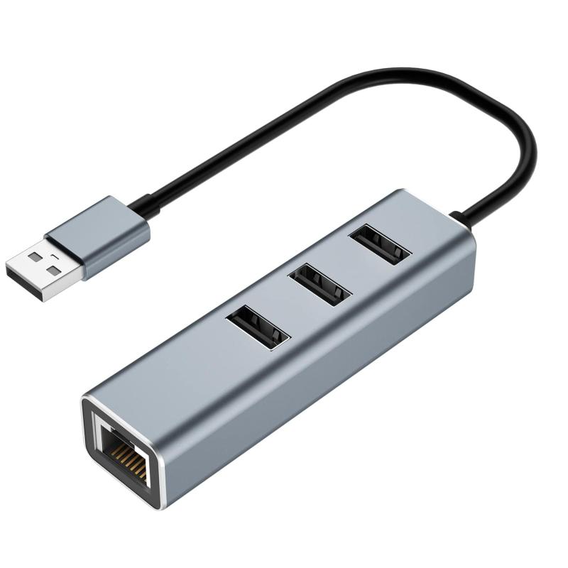 USB ハブ 3.0 4ポート 5Gbps高速転送 【超小型・軽量設計・100cm ケーブル 】MacBook/Surface Pro/Chromebook他 ノートPC Nintendo Switch対応