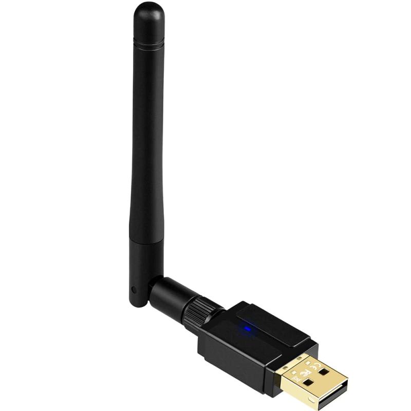 GUROYI Bluetooth 5.1 長距離USBアダプタ 最大通信距離100m ブルートゥース子機 PC用/ナノサイズ/Ver5.1/ Bluetoothアダプタ 低遅延 無線 apt-X EDR/LE対応(省電力) Windows 11/10/8