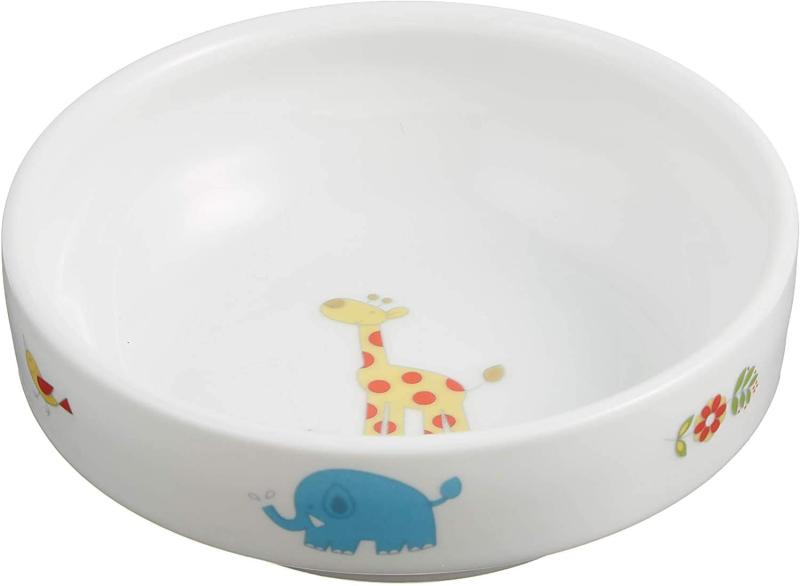OGISO(おぎそ) こども食器 ベビー食器 さふぁり すくいやすい12.5cm小鉢 (食洗機・レンジ対応) 口径12.5cm 17137210A100