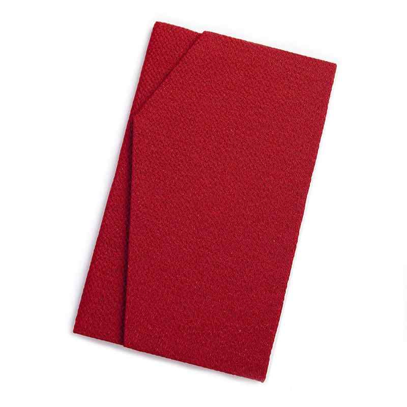 ちりめんふくさ 袱紗 無地タイプ 日本製 ムラサキ 慶弔両用 冠婚葬祭 結婚式