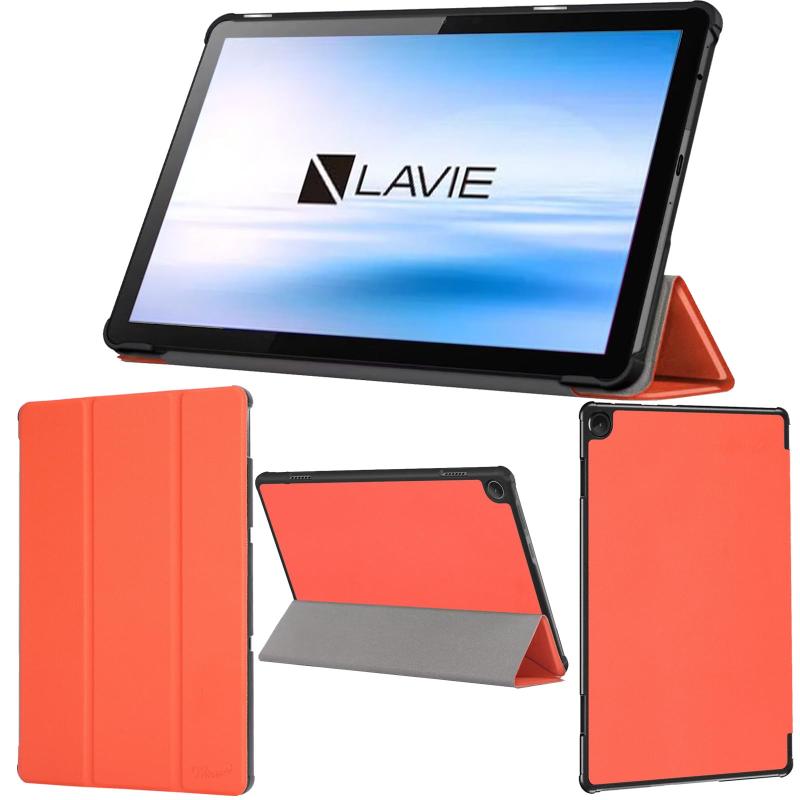 wisers docomo LAVIE Tab T10d NEC LAVIE Tab T10 専用 タブレットケース 10.1インチ 対応 (保護フィルム 付き/スリムタイプ) タブレットカバー 2023 2024 新型