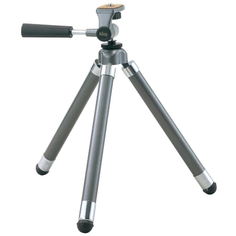 KING 三脚 レインボー8段三脚小型三脚 2WAY雲台 アルミ製