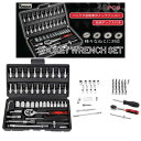 Reazuc ソケットレンチ ラチェットレンチ 46点 差込角6.3mm(1/4インチ) ツール DIY 工具セット スパナ 自動車修理 ソケット レンチ セット 車整備 点検 自転車修理 便利 収納箱付き コンパクト