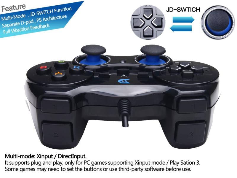 ZD-V+ 有線ゲームパッド コントローラー Windows/PS3