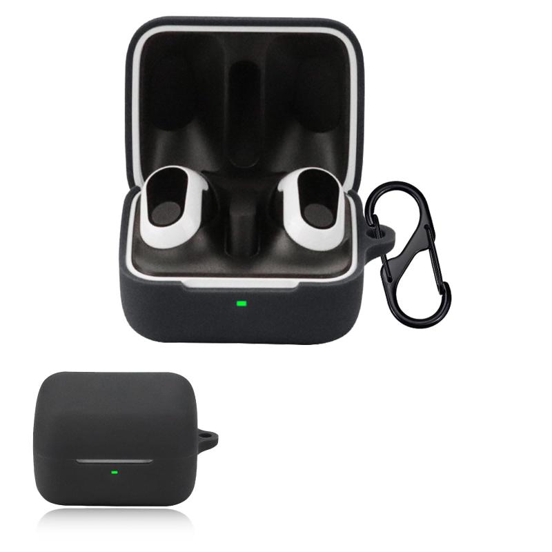 For INZONE Buds: WF-G700N ケース シリコン 専用 収納カバー 全面保護 充電便利 カラビナ 紛失防止 滑り止め AUDASO 軽量 キズ防止 スリム 薄型 旅行 耐衝撃 防塵 INZONE Buds: WF-G700N用保護ケーのサムネイル