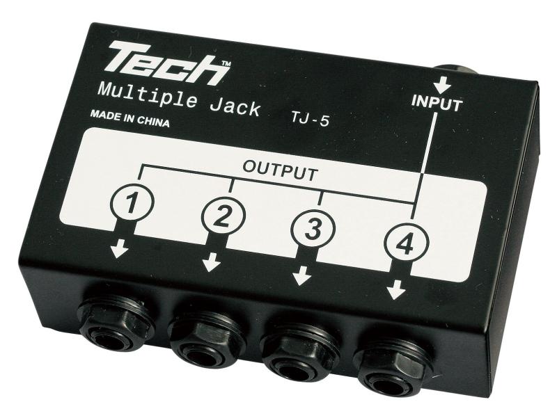 Rakuten - TECH マルチプルジャック 1イン-4アウト TJ-5
