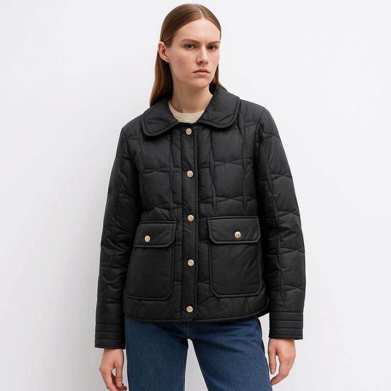 ダウンジャケット レディース 軽量暖か ロング丈 スタイリッシュ 防風 防水加工 日常使い ベーシック・カラー: 黒.米白.抹茶緑.カーキ.ピンク・サイズ展開: S.M.L