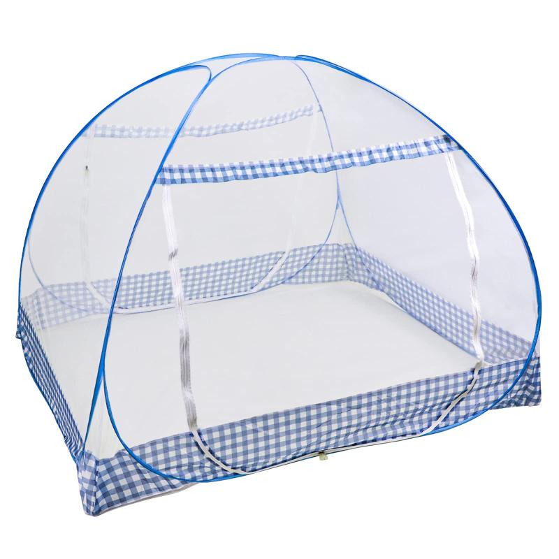 蚊帳（かや) テント式 ワンタッチ 2ドアタイプ 蚊帳んぽ モスキートネット 虫/蚊/ムカデ/ゴキブリよけ 高密度ネット 底生地付き 幅100cm 幅120cm 幅150cm 幅200cm