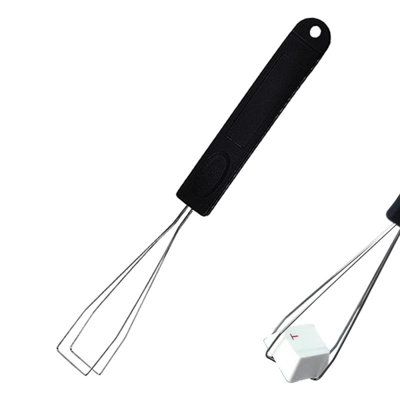 キートップ引抜工具 キーキャップ キープラー キートップ 外し 引き抜き工具 1点セット 内部に落下した物の清掃 引き出しやすい 固定キーボード キーボードメンテナンス用工具 引き抜ける(2)