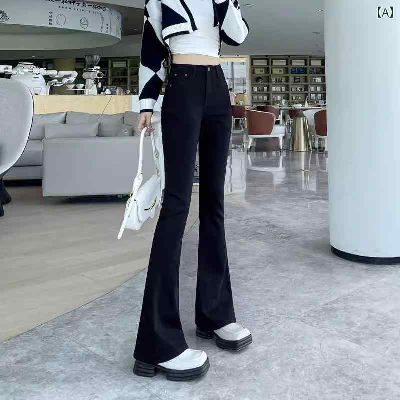 ロングパンツ レディース デニムパンツ フレアパンツ 美脚 ストレッチ スリム フィ...
