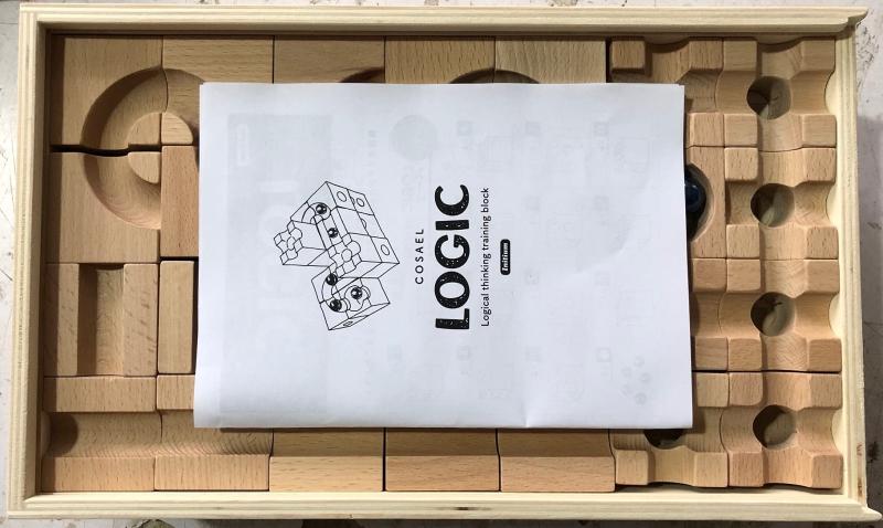 アストラム　ロジック　知育玩具　木製玩具　ビー玉ころがし　脳トレ 3