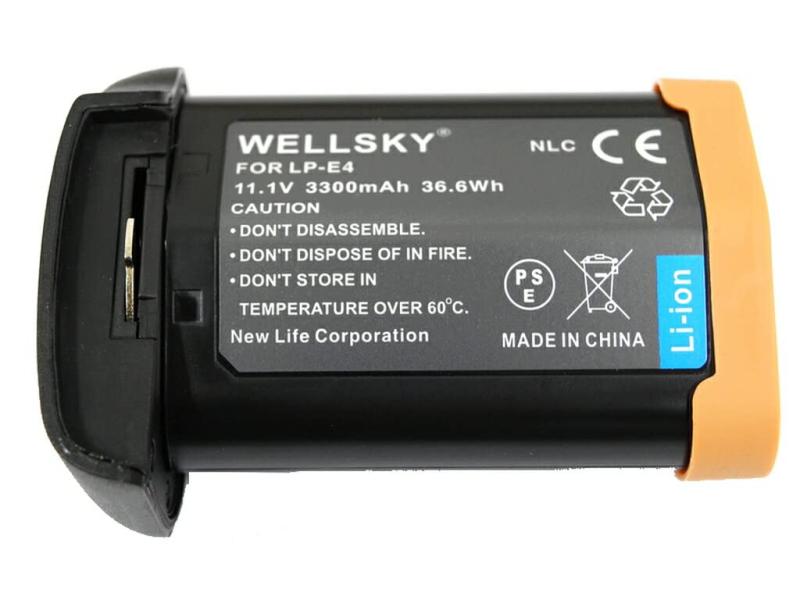 WELLSKY LP-E19 LP-E4N LP-E4 ߴХåƥ꡼ EOS 1D Mark III EOS 1Ds Mark III E...