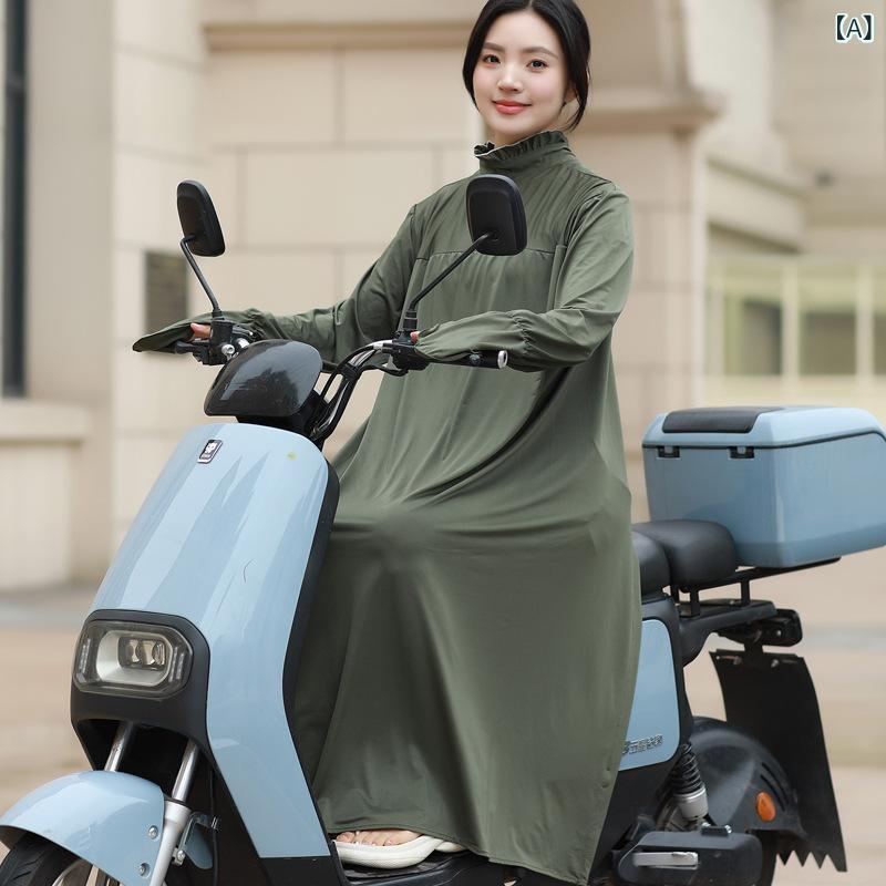 日焼け防止パーカー レディース UVカット 紫外線対策 羽織り ロング丈 自転車 バイク 通勤 通学 指穴付き 涼しい フード付き 薄手 軽量 通気性 ゆったり 日よけカバー アウトドア 春夏