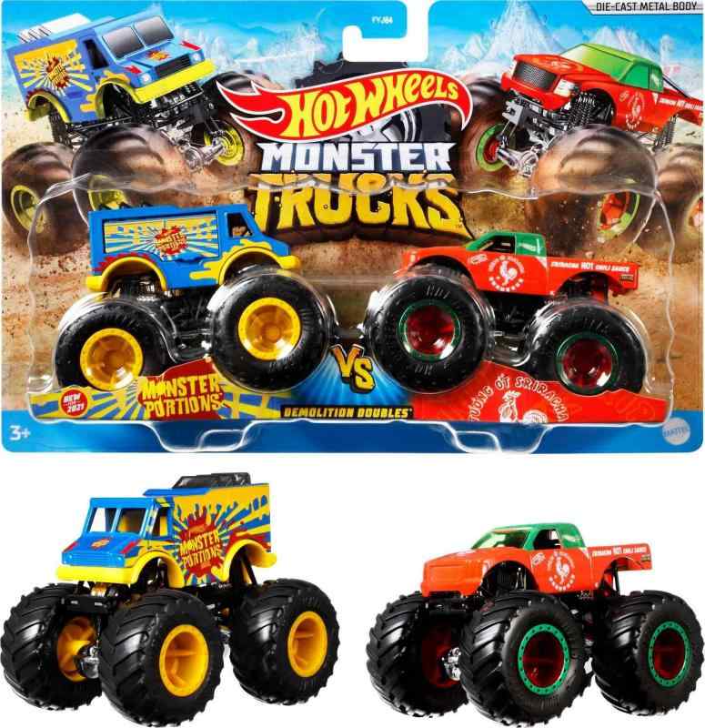 MATTEL HOT WHEELS マテル ホットホイール モンスタートラック 2パック 並行輸入品