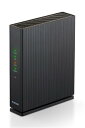 エレコム WiFi ルーター 無線LAN 1201+574Mbps 11ax 有線Giga IPv6(IPoE)対応 WRC-W601-B(2)