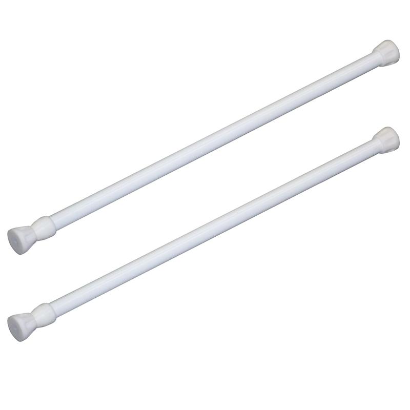 HEIAN SHINDO つっぱり棒 ジャッキ式超強力タイプ ホワイト 幅170~280cm 耐荷重30~8kg パイプ直径3cm