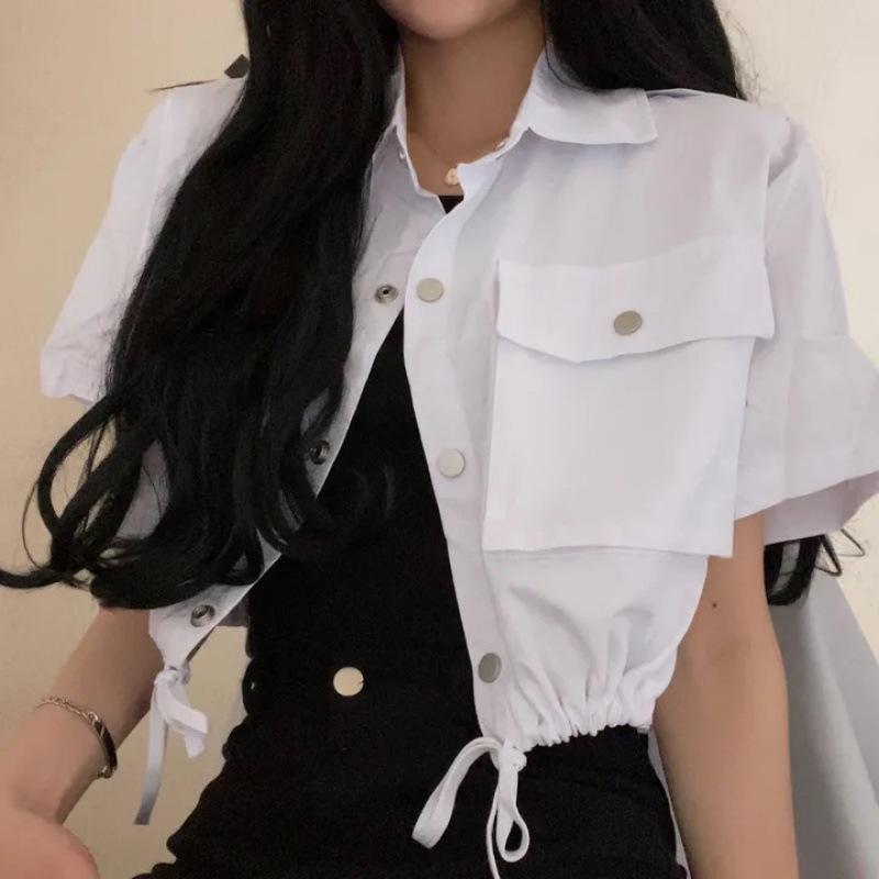 ブラウス レディース 半袖 無地 着痩せ きれいめ カジュアル オフィス 通勤 通学 シンプル ベーシック 大人 スタンダード リラックス 定番 ナチュラル お出かけ