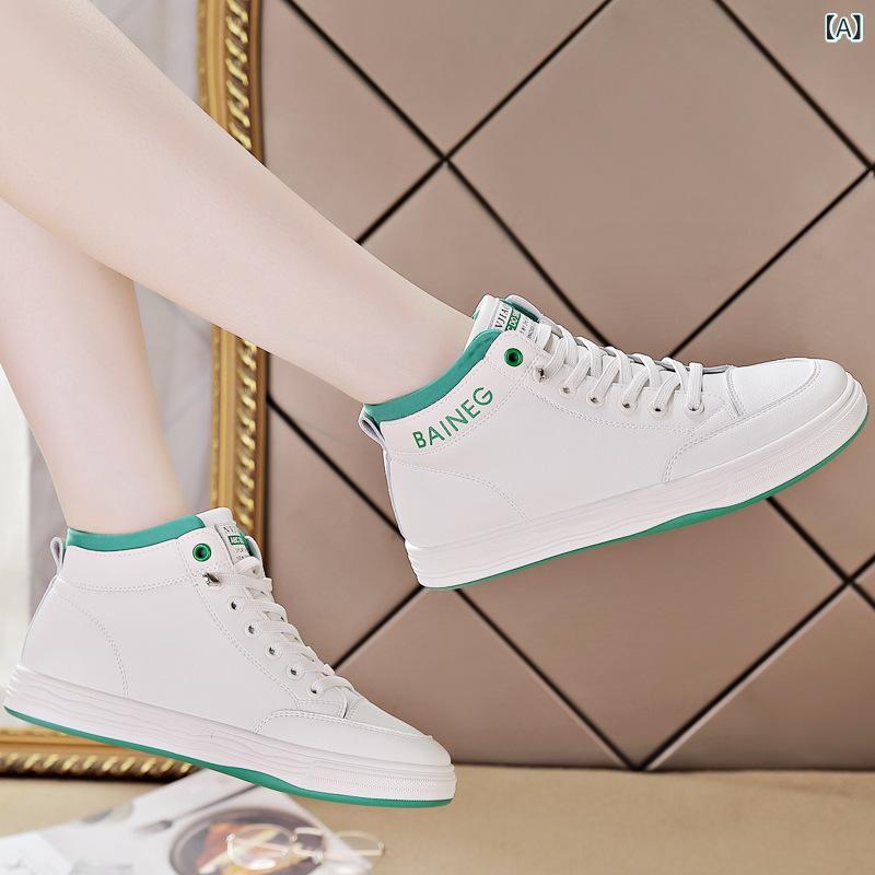 ハイカットスニーカー レディース 運動靴 キャンバス 屈曲性 軽量 疲れにくい 衝撃吸収 滑り止め 蒸れにくい 痛くない 幅広設計 脱ぎ履きしやすい 歩きやすい ウォーキング 散歩 通勤 通学 デイリー シンプル 快適履き心地 3Dクッション