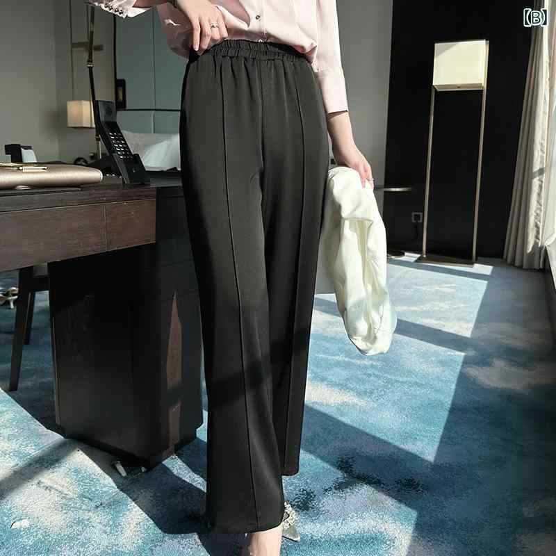 ワイドパンツ レディース サテン シルク アセテート ストレートパンツ ハイウエス...