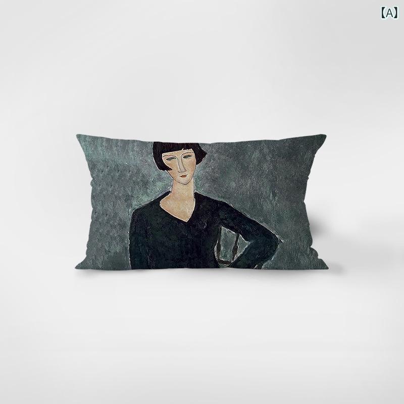 Bedding - クッション 北欧 ベロア調 長方形 腰当て ソファ 背もたれ ロングクッション 抱き枕 リビング 寝室 インテリア シンプル モダン 柔らかい カバー取り外し可能 洗える 横長 ピロー 模様替え 快適 リラックス 読書用