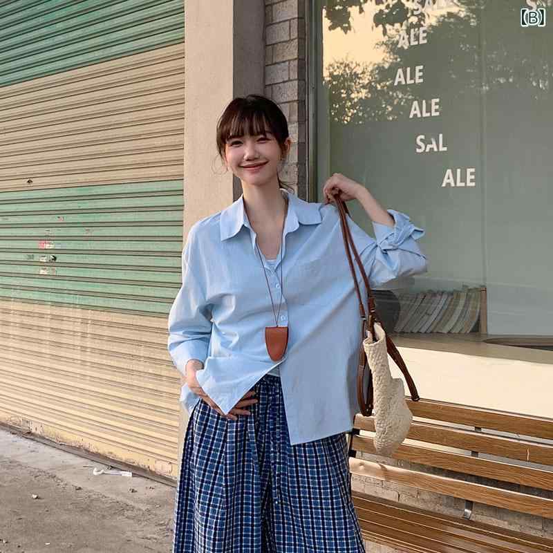 mandarinoのシャツ レディース アンサンブル セットアップ UVカット 長袖シャツ キャミソール 2点セット 薄手 無地 透け感 涼しい 冷房対策 日焼け防止 日除け 夏 羽織り トップス インナー 重ね着 シンプル おしゃれ カジュアル 通勤 通学｜アングル2