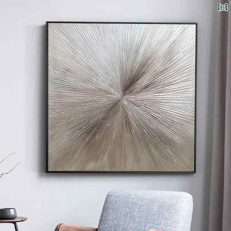 油絵 壁掛け アートパネル モダン キャンバスアート 手描き 抽象画 シンプル イン...