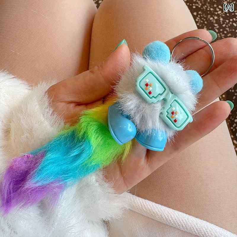 キーホルダー レディース ぬいぐるみ 人形 チャーム バッグアクセサリー マスコッ...
