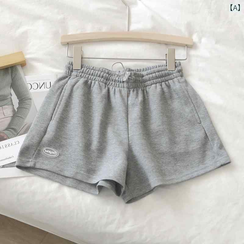 ショートパンツ レディース 短パン ハーフパンツ 部屋着 ルームウェア イージーパンツ 通気性 ウエストゴム スポーツウェア フィットネス ダンス ヨガウェア シンプル 無地 夏 動きやすい