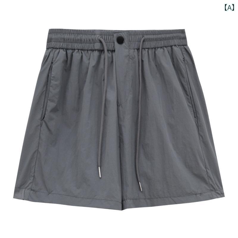ショートパンツ レディース 短パン スポーツウェア ハーフパンツ ボトムス ウエストゴム 紐付き 部屋着 ルームウェア ウォーキング ジム ランニング 動きやすい 無地 シンプル 夏