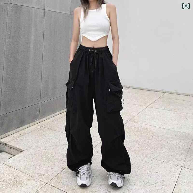 カーゴパンツ レディース ワイドパンツ ストレートパンツ ワークパンツ ズボン コ...