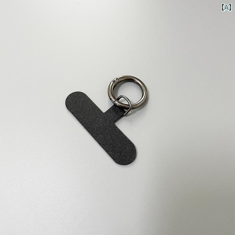 スマホストラップ レディース 落下防止 ハンドストラップ 挟むだけ スマホホルダー 強化シート 強度設計 接続用パーツ 紛失防止 長さ調整可能 付け替え簡単 安定感抜群 頑丈な素材 スマホケース用 便利グッズ