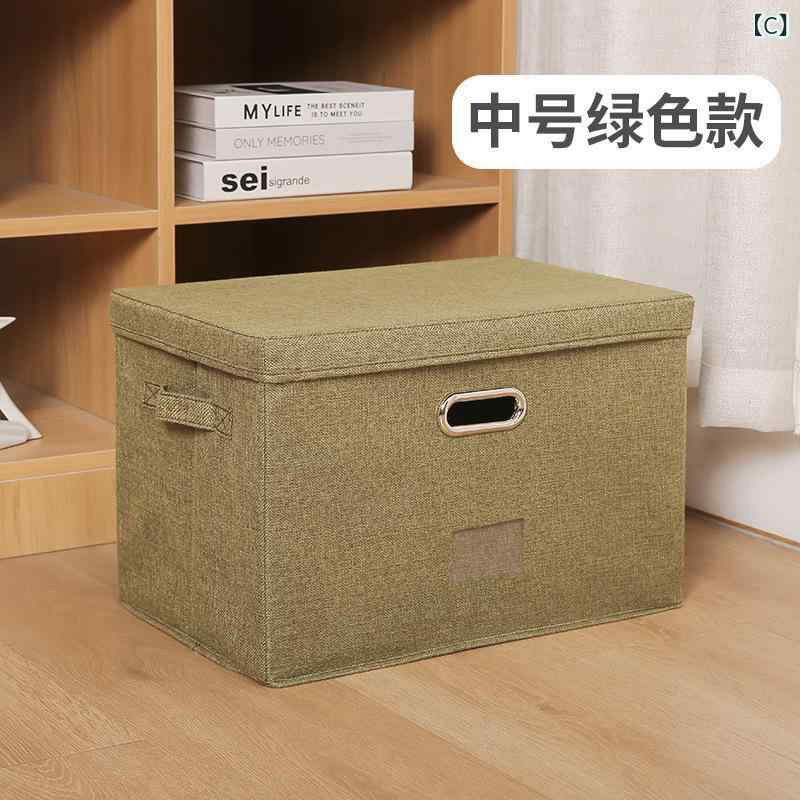 収納ボックス 収納ケース 衣類収納 ボックス フタ付き 折りたたみ式 コットン素材 ...