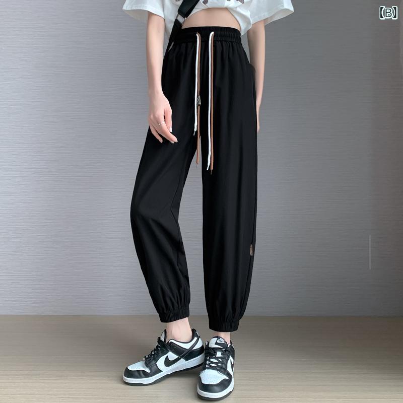 ロングパンツ レディース 速干パンツ スポーツウェア ジョガーパンツ ストレッチパ...
