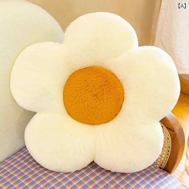 クッション お花型 フラワー 座布団 背もたれクッション ソファクッション リビングベッドインテリア雑貨ナチュラルカジュアルシンプルベーシックスタンダード定番椅子用腰当て読書癒し子供部屋模様替え丸型かわいいおしゃれ