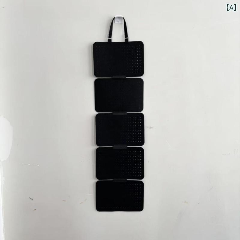 アクセサリー収納 壁掛け収納 ウォールポケット 折りたたみ ネックレスピアスイヤリング指輪 整理整頓収納便利省スペース シンプルベーシック定番スタンダードナチュラルカジュアル