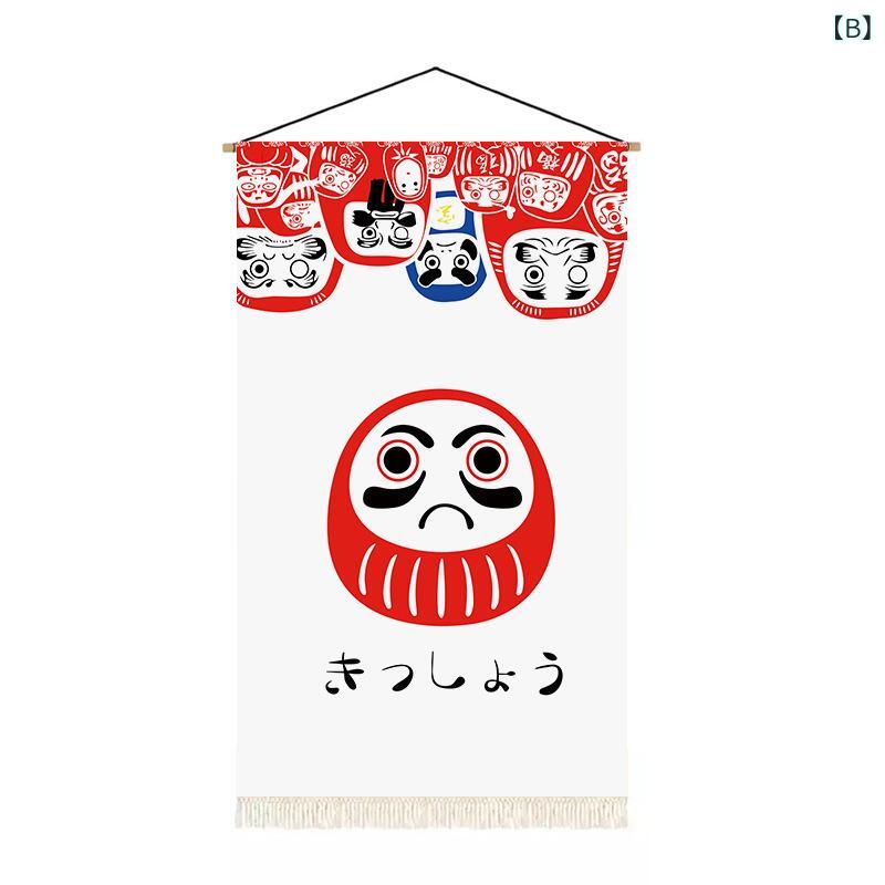 mandarinoのタペストリー 壁掛け和柄浮世絵インテリア装飾 背景布飲食店居酒屋店舗客室 リビング寝室ベッドルーム玄関 おしゃれ壁飾り 模様替え 部屋壁面飾りシンプルベーシック定番スタンダードナチュラルカジュアル｜アングル2