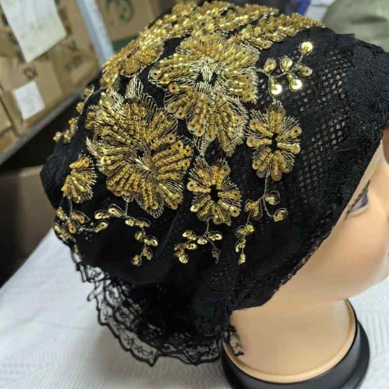 ターバン ケア帽子 レディース 帽子 レース花柄フラワー総柄薄手 室内帽子外出用ヘアキャップ 婦人帽子女性用シンプルカジュアルエレガントナチュラルフェミニン定番ベーシックスタンダード formira88-10792234 mandarino パッケージ画像