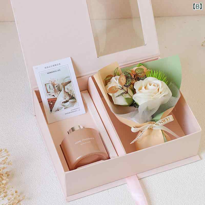 mandarinoのアロマキャンドル ギフトセット 誕生日プレゼント 女性 贈り物 ルームフレグランス インテリア雑貨おしゃれナチュラルシンプル癒しリラックス記念日結婚祝い内祝い退職祝いお礼景品ギフトアイテムスタンダードベーシック定番｜アングル2