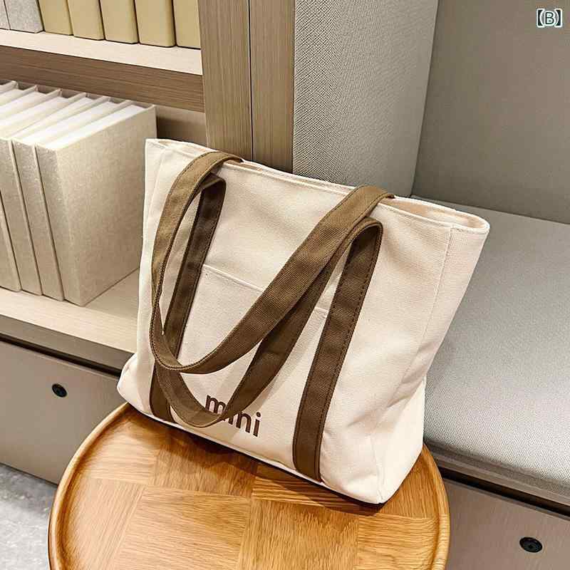 トートバッグ レディース 肩掛け 手提げ スクエア型 シンプル ベーシック定番無地...