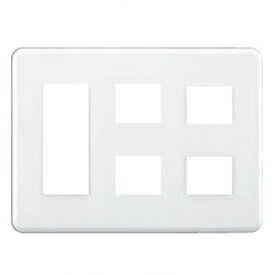 WDG5427H(WW) 【東芝】 簡易耐火スイツチ・コンセントプレート7個用（3＋2＋2）用