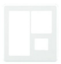 メーカー：東芝 プレート（1連用（L＋M＋1個）用）　WDG5321(WW) ニューホワイト色