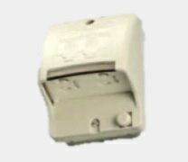 DC1392E(C)【東芝】アースターミナル付接地防水ダブルコンセント（露出ボックス対応形）