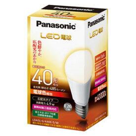 LDA4LGSK4 【Panasonic】LED電球 E26口金 白熱球40W相当